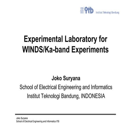 Ku kaband experiment report 2006