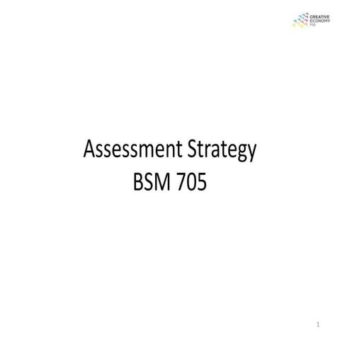 MACE 2012 Assignment Strategy