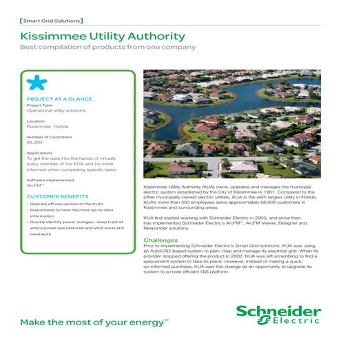 [Case study] Kissimmee Utility Authority: Best compilation of products from o...