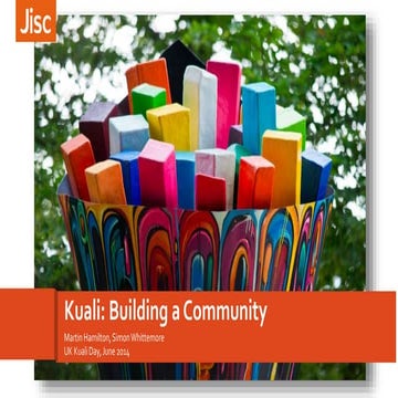 Kuali - Building a Community (KDUK14)