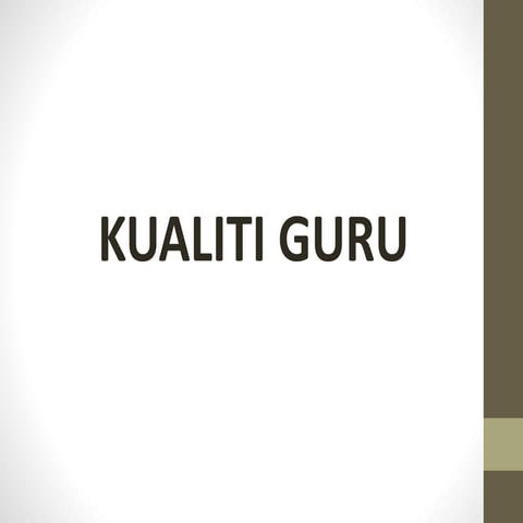 Kualiti Guru