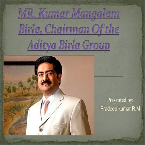Kuamr mangalam birla