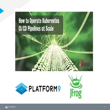 How to Operate Kubernetes CI/CD Pipelines at Scale