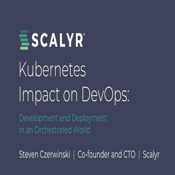 Kubernetes: Impact on DevOps