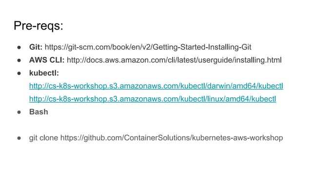 Kubernetes on AWS