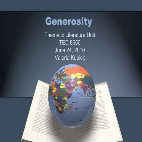 Kubick thematic lit unit generosity