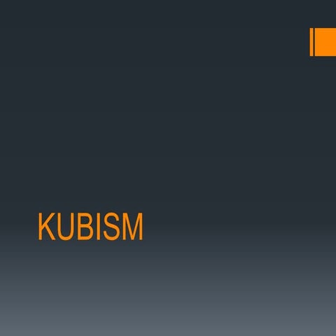Kubism | PPTX