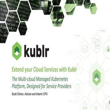 Kublr for cloud and managed service providers