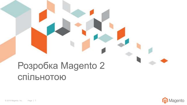  Chernivtsi Magento Meetup&Contribution day. V. Kublytskyi