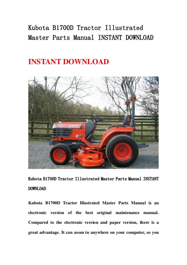 [MNL-3124] Kubota Tractors 1200 Front Loader Owners Manual | 2019 Ebook  Library