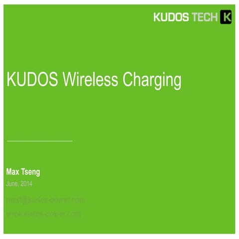 Kudos Wireless Charging Brazil
