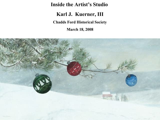 Kuerner Presentation at the Chadds Ford Historical Society