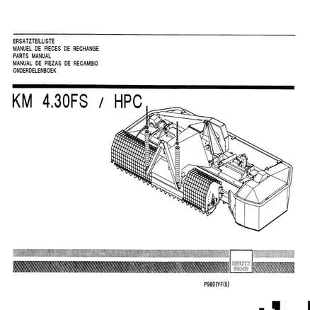 Kuhn KM 4.30FS HPC mounted drum mowers