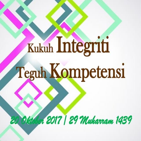 kukuh integriti teguh kompetensi di malaysia | PPTX