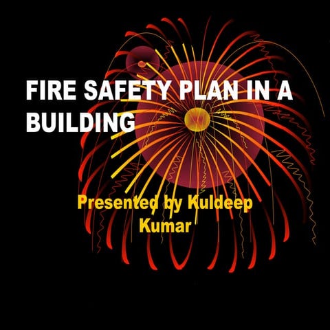 FIRE SAFETY PLAN IN A BUILDING