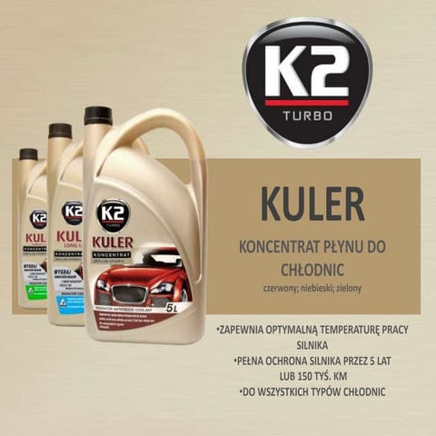 K2 Kuler Long Life koncentrat płynu do chłodnic