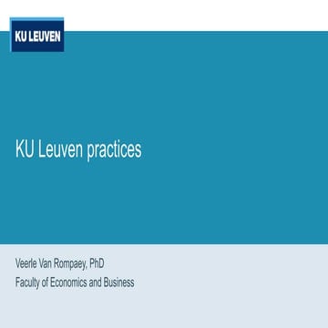 I-HE2020 KU Leuven Practices 