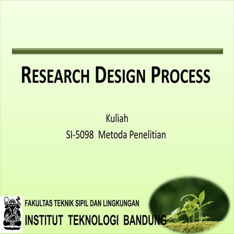 Kuliah 6-research designprocess