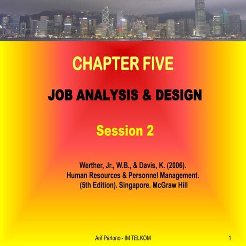 HRM davis Chapter 5 job analysis 2014 | PDF