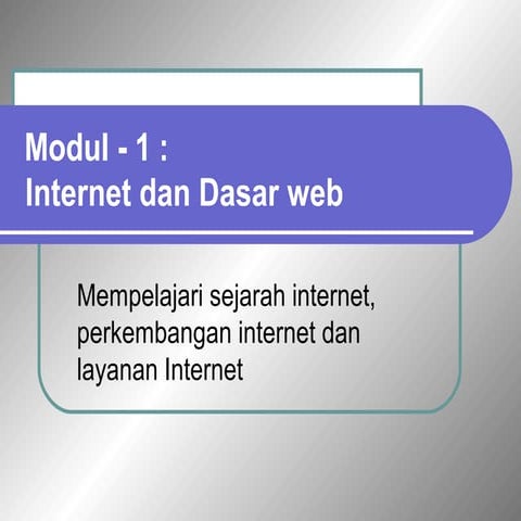 Sejarah internet | PPTX