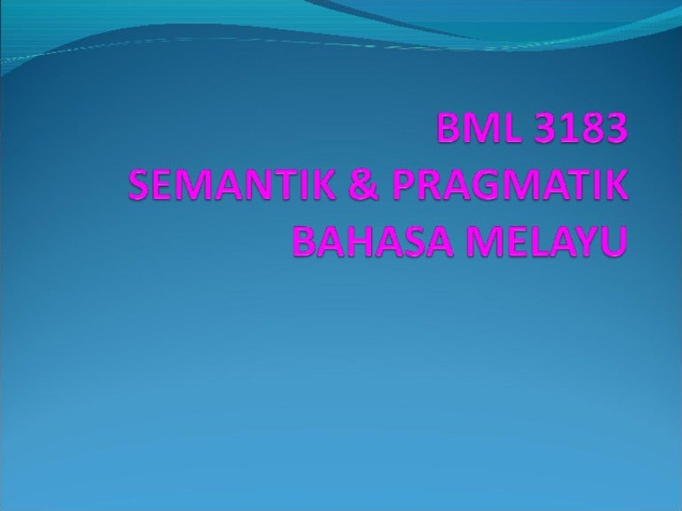 Kuliah 1 Bml 3183