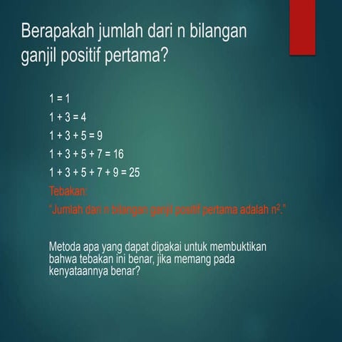 Kuliah 4   induksi matematika