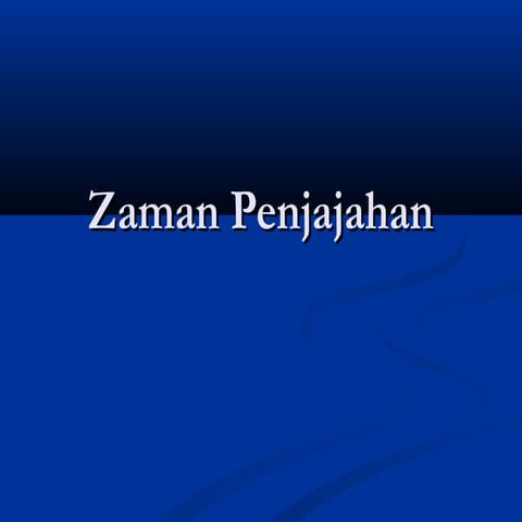PENGAJIAN KENEGARAAN zaman penjajahan