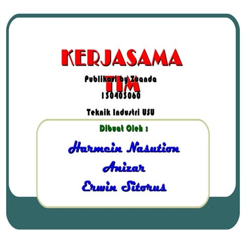 Kuliah 5 team building