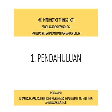 IoT dalam Pembel IPA.pdf internet of things dalam pembelajaran IPA | PDF