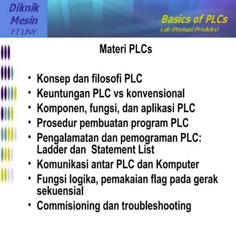 Kuliah_PLC.ppt. Merangkai rangkaian PLCs