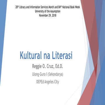 Kultural na literasi