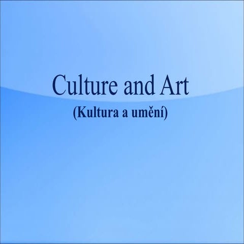 Kultura umeni
