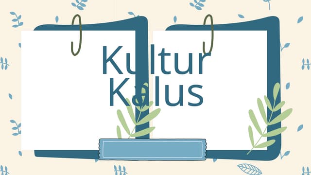 Teknik kultur jaringan tumbuhan kultur kalus
