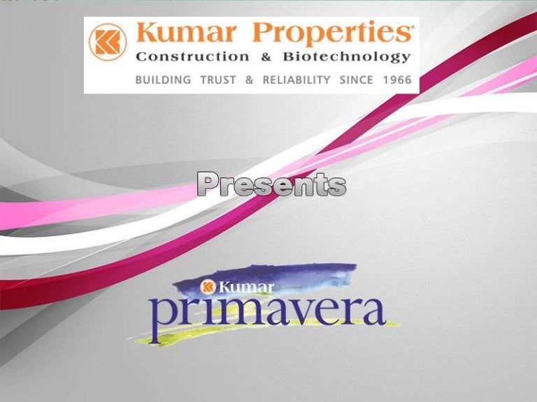 Kumar Properties Housing Project in Pune Bringing Best in Fine Liv…