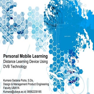 Personal Mobile Learning, a distanc...