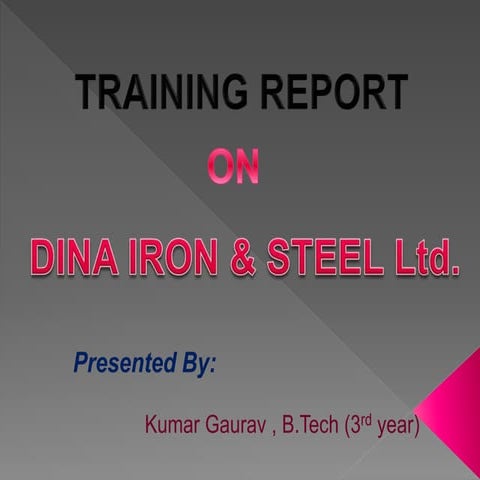 iron and steel plant