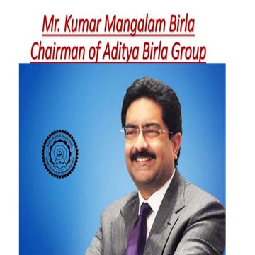 Kumar mangalam birla