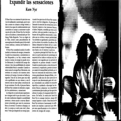 Kum nye - Ejercicios de respiración energética.