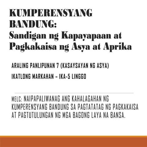 Kumperensyang Bandung Complete files ppt