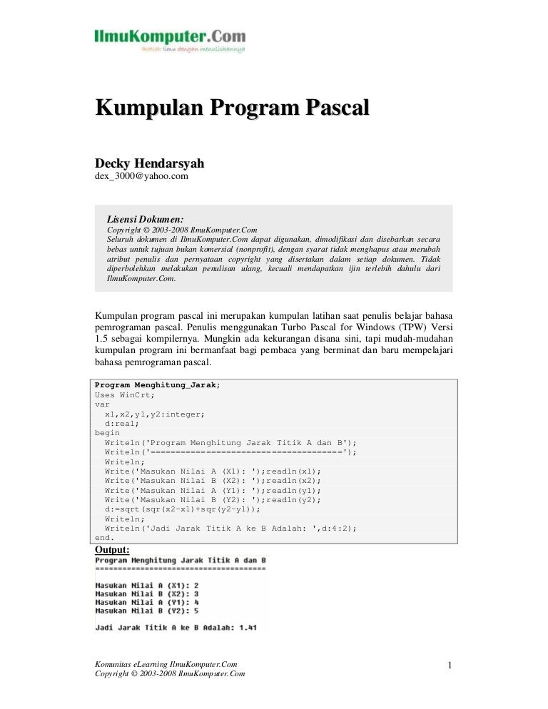Kumpulan contohprogrampascal121209073936phpapp01 Kumpulan contohprogrampascal121209073936phpapp01