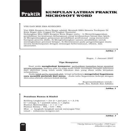 Kumpulan soal-latihan-praktik-word-kls-x