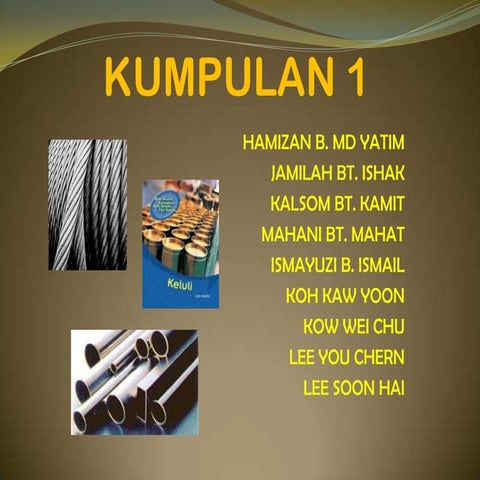 Kumpulan 1   karbon aloi
