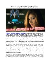 Kumpulan Agen Poker Idn play Terpercaya