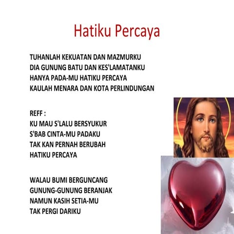 Ku Mau Selalu Bersyukur Sebab Cintamu Padaku Kumpulan lagu lagu rohani