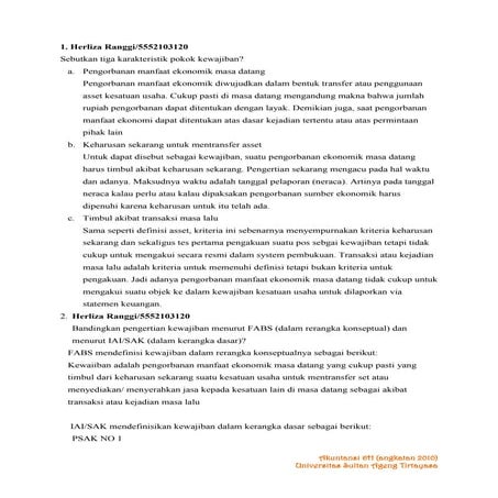 Kunci jawaban bab 7 teori akuntansi suwardjono