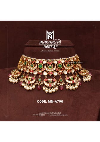 Kundan Choker for bride