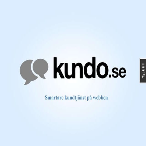 Smartare kundtjänst med Kundo.se