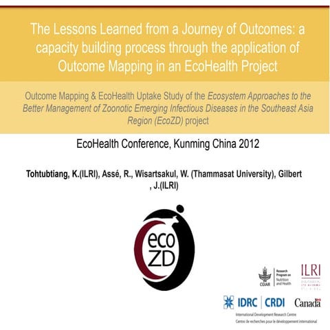 The lessons learned from a journey of outcomes: A capacity building process t...