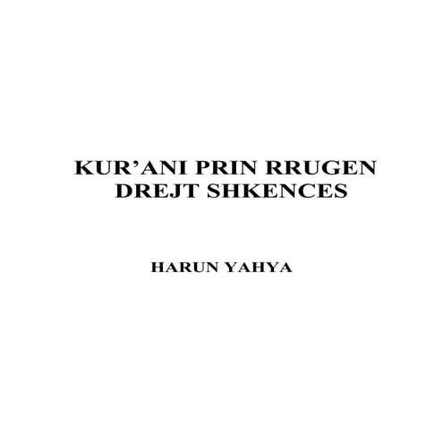 Kurani drejt shkences