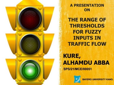 RANGE OF THRESHOLD FOR FUZZY INPUT IN TRAFFIC FLOW